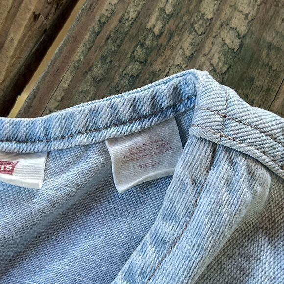 NWOT Levi's Tee Dress - Short Sleeve - Denim Mini - Zip Back - Women's Small - Picture 7 of 7